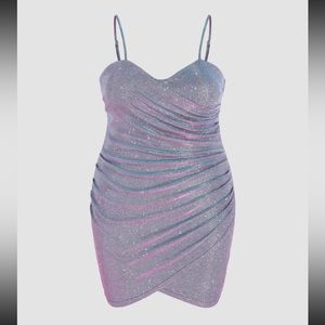 Sweetheart Glitter Bodycon Dress